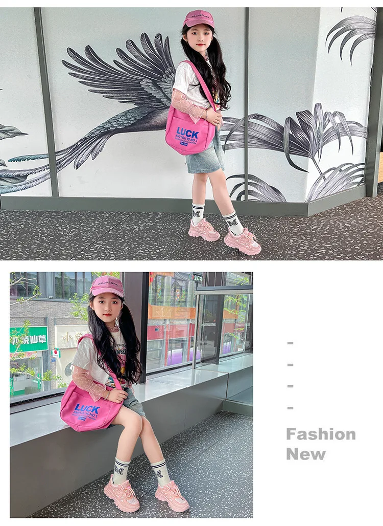 Kinder Mädchen Schule Weiße Freizeitschuhe Einfarbige Mesh-Sportschuhe für Kleinkinder Modische Leichte Kinder-Laufschuhe – Detail 21
