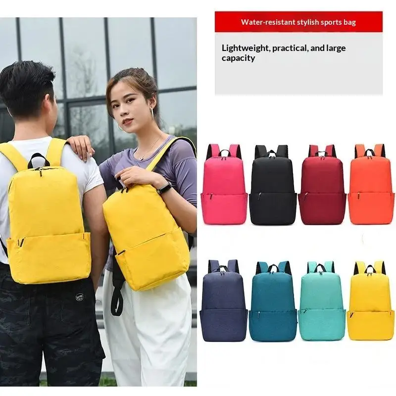 Oxford Fabric Backpack Lightweight Large Capacity Scratch Resistant Rucksack for Weekend Trip School Commute
