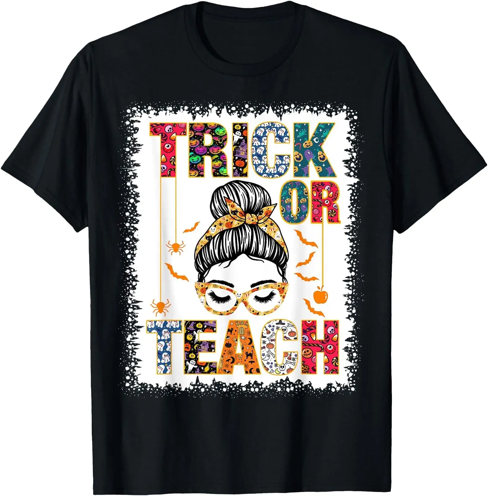 Trick Or Teach Funny Teacher Halloween Costume 2024 T Shirt Men