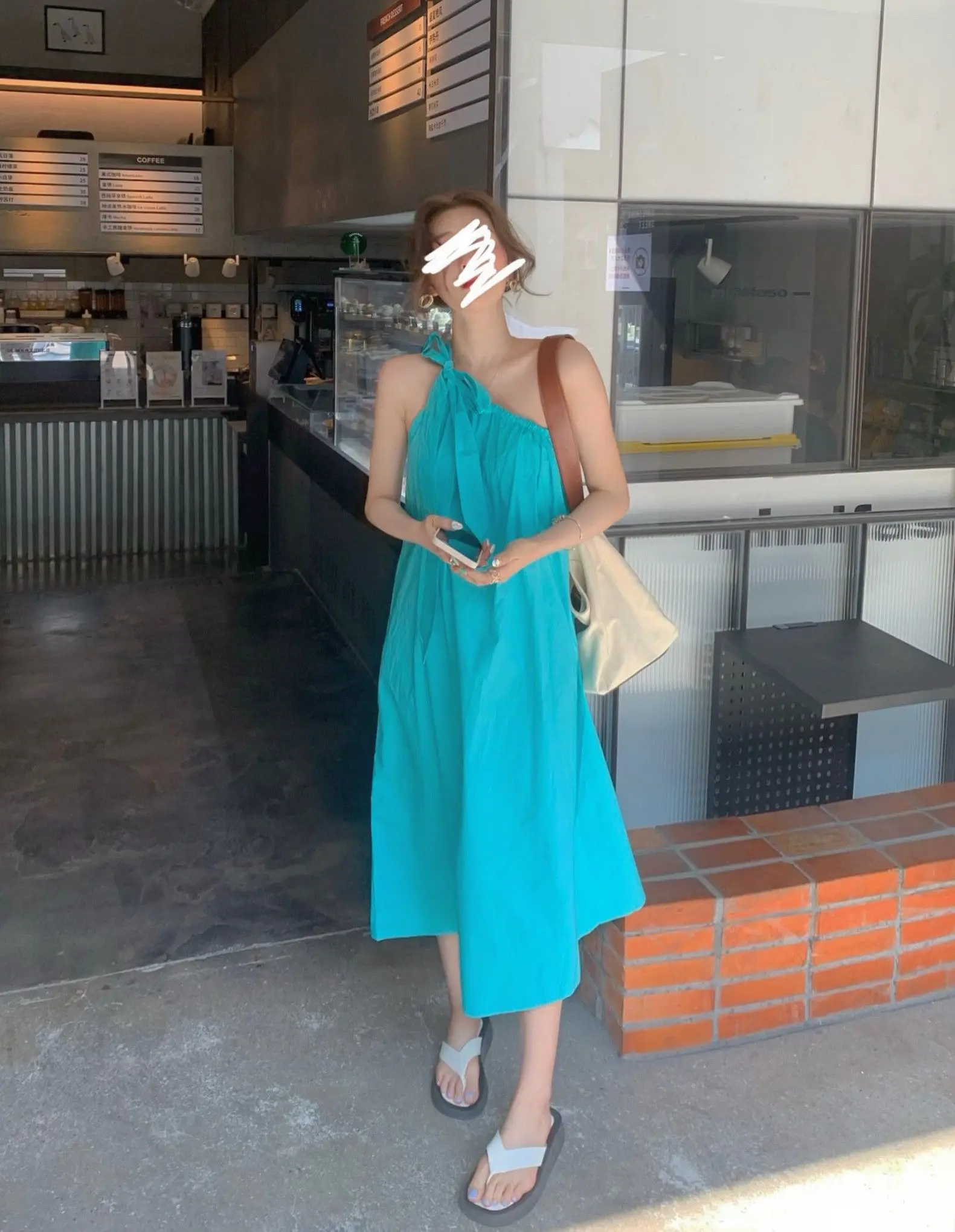 فساتين نسائية بدون أكمام فستان Milkmaid ربيعي شيفون Ditsy عيينة زهرية مجمعة مكشكشة جماليات عتيقة أنثوية #4