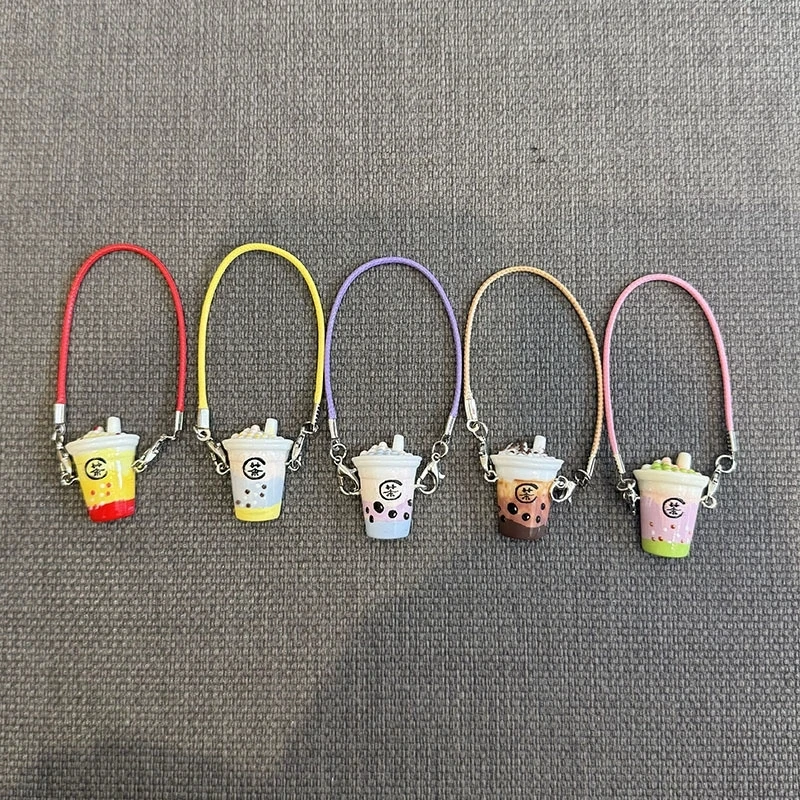 Labubu Doll Pendant Doll House Mini Simulation Milk Tea Cup for Labubu Accessories DIY Toys for Labubu Dress Up Accessories