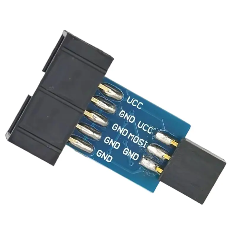 10Pcs 10Pin To 6Pin Convert To Standard Adapter Board For ATMEL STK500 AVRISP USBASP ISP Interface Converter AVR-Y41A