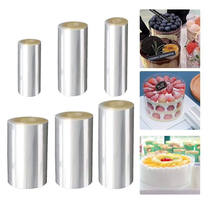 Cake Collars Transparent Mousse Cake Surround Film Thickened Cake Edges DIY Chocolate Mousse Dessert  Baking Decoration Tool