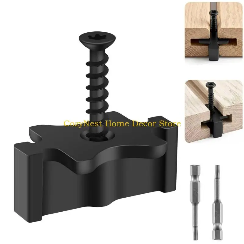 92MF Concealed Grooved Board Fasteners with Screws for Deck Repair Work