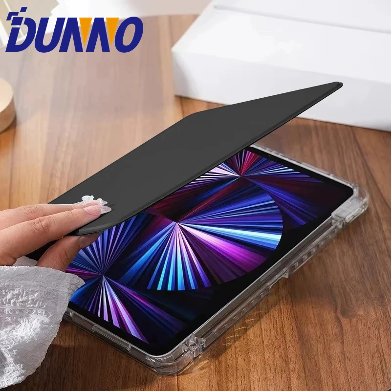 

Чехол для Samsung Galaxy Tab S10FE S9FE S9 A9P 11' S9/S10/S9FE Plus 12,4' Прозрачная задняя крышка для планшета с гнездом для карандаша