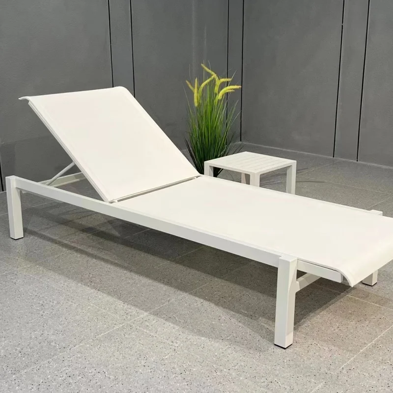

Luxury Commercial Outdoor Beach Chair Aluminum Outdoor Daybed Waterproof Sun Bed for Pool Side