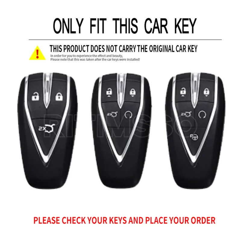 Leather Car key Case Cover For Changan CS35PLUS CS35 Plus CS55 PLUS CS75 PLUS Eado UNI-T UNI K Oushang X5 X7 EV Key Chain