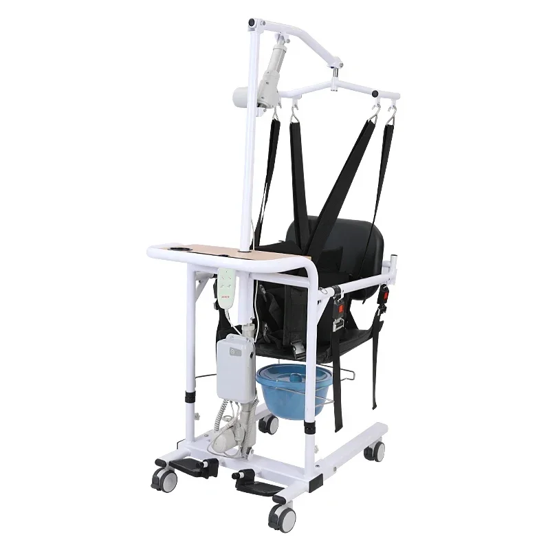 

Mobility Chair Electric Transfer Lift Easy Elderly Upper Body Lifting Safety Harness Vest Metal Transfer Chair