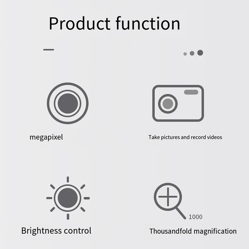 Wireless Microscope,Wifi USB Digital Handheld Microscope, 50 To 1600X Wireless Magnification 8 LED With Metal Stand