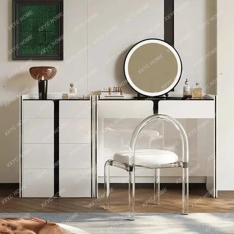XX table elegant makeup secret language  light luxury dressing table new bedroom chest integrated modern