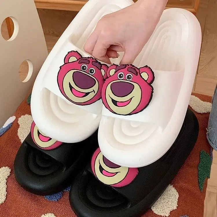 Cartoon Disney Toy Story cute Lotso simple fashion creative pattern light non-slip soft sole comfortable hard-wearing sandals