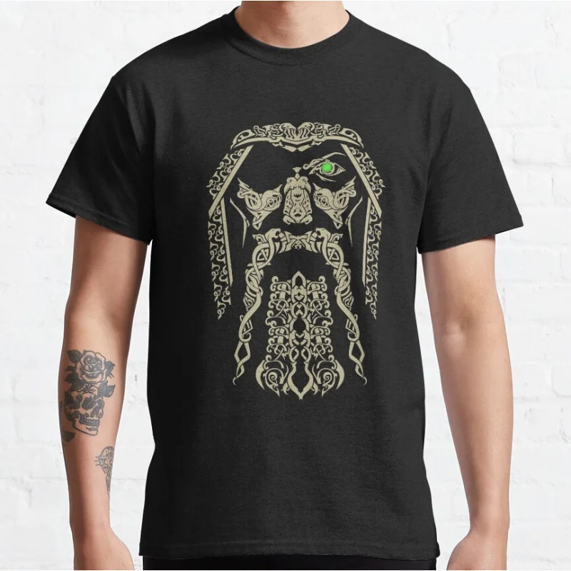 

ODIN Nordic Runes Celtic Knots Valhalla Viking style Norse Mythology God Graphic T Shirts large size Adult tops S-6XL
