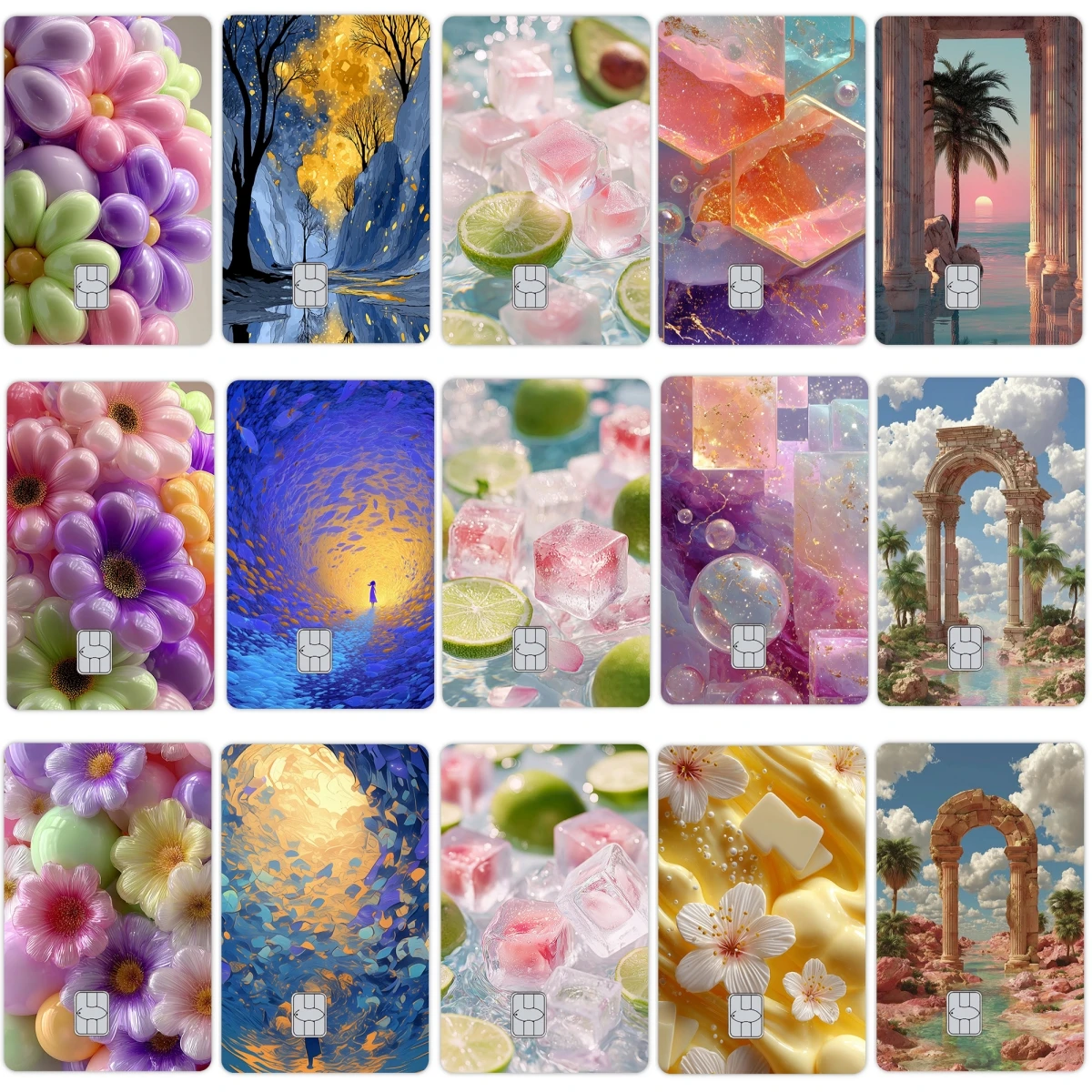 جرلي هارت موضة لتقوم بها بنفسك بطاقة الخصم الائتمان ملصقات الجلد اكسسوارات مقاوم للماء صغير كبير لا رقاقة بطاقة الوصول إلى حافلة بنك فيزا فليم