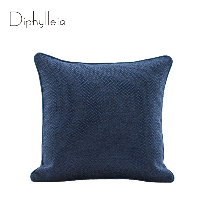 Diphylleia Herringbone Pattern Jacquard Cushion Cover Beige Grey Modest Luxury Pillow Case For Couch Living Room Bedside Decor