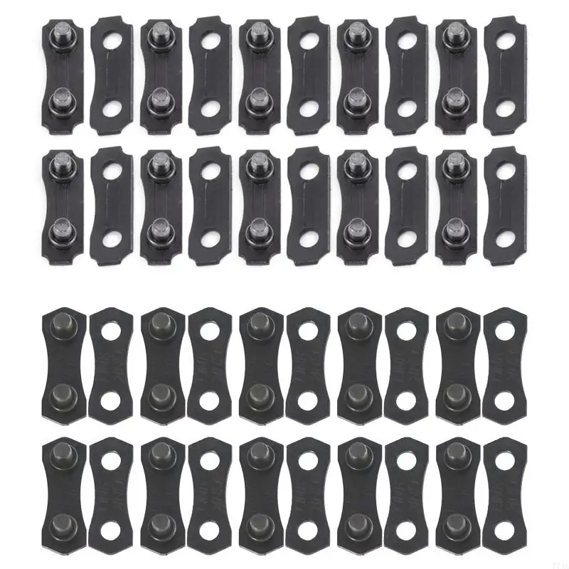 77JA Độ bền 3/8 "Bộ dụng cụ sửa chữa chuỗi dây xích liên kết bộ dụng cụ cho loại 3/8-LP .043 .050 Liên kết chính dây đai đen 10