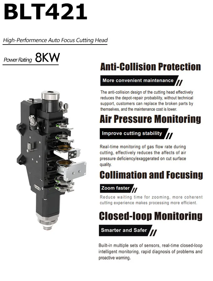 Tête de coupe Boci, excellente conception, BLT441, BLT421, BLT421T