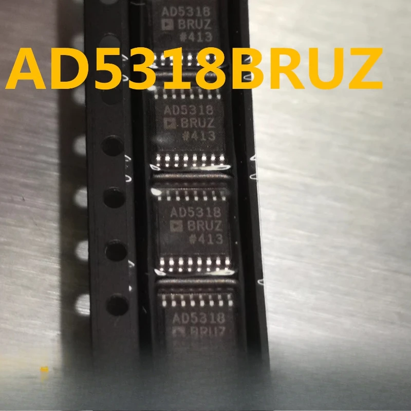 

5 шт./лот AD5318BRUZ AD5318 2,5 В до 5,5 В, восемь каналов, выход напряжения, 10-битный ЦАП,