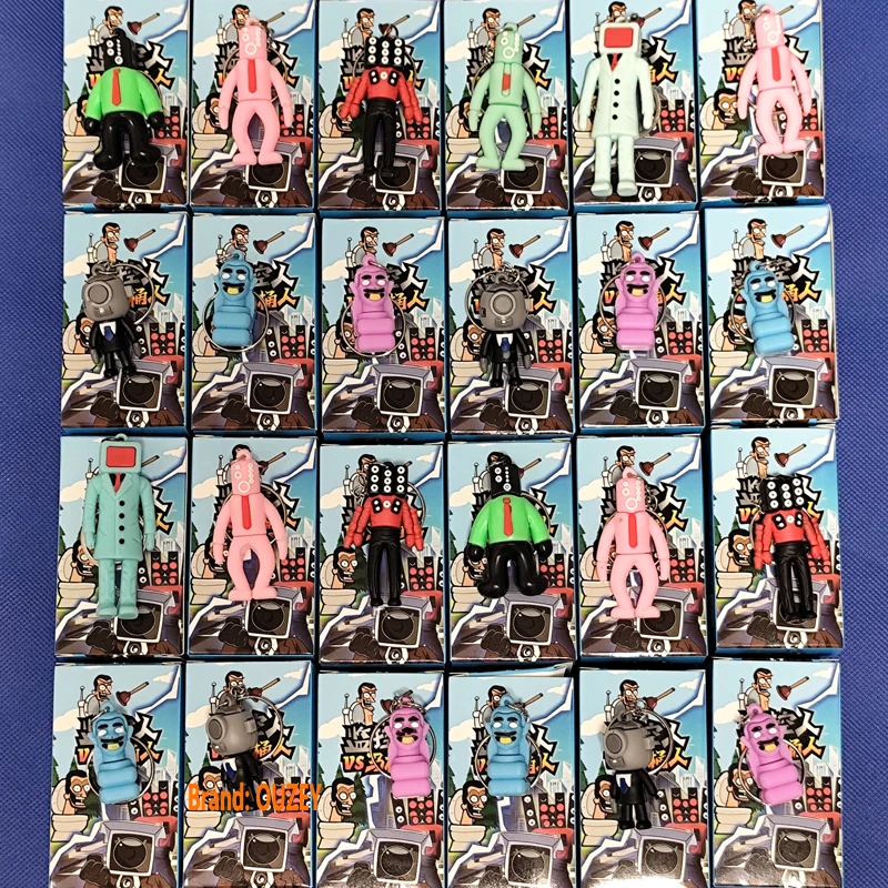 Skibidi Toilet Figurines Blind Box SetAction Figures Toys Game Character Card  Model Kawaii Anime Collection Dolls Kids Gifts