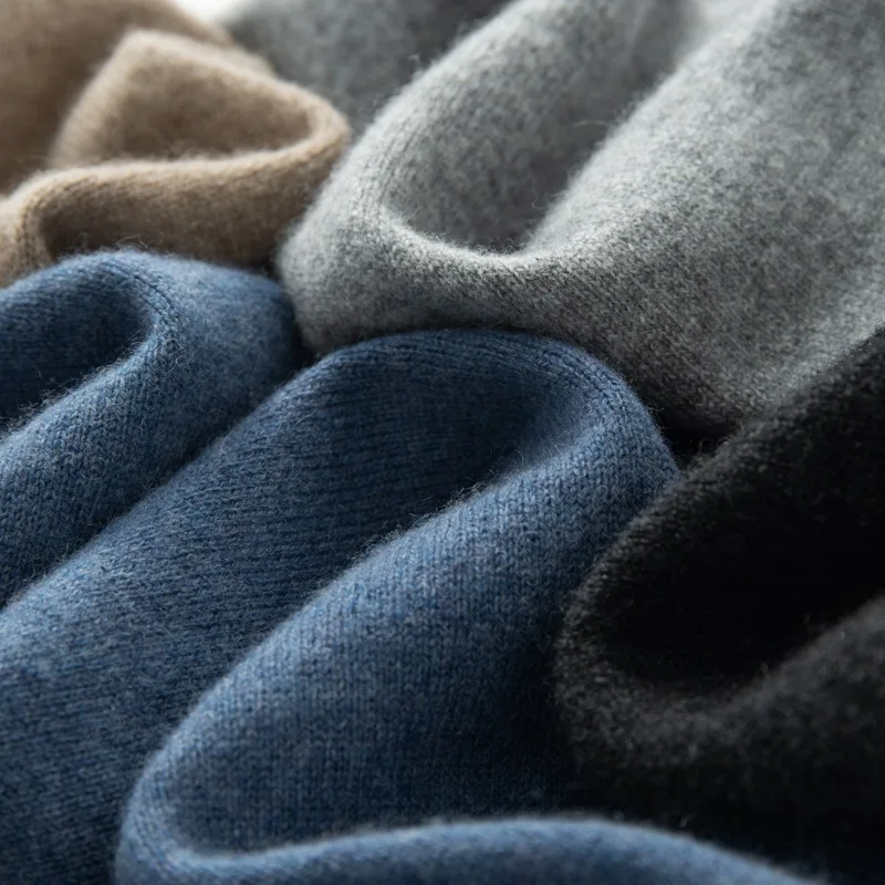 سلس سطر واحد جاهز للارتداء% رداء علوي من الصوف بسيط جولة الرقبة الرجال سترة حجم كبير الأعمال محبوك قاعدة قميص #4