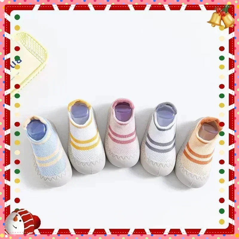 

Безопасные нескользящие детские носки в классическом стиле, мечтательные цвета, модные ступеньки для ребенка, детская напольная обувь, носки для дома