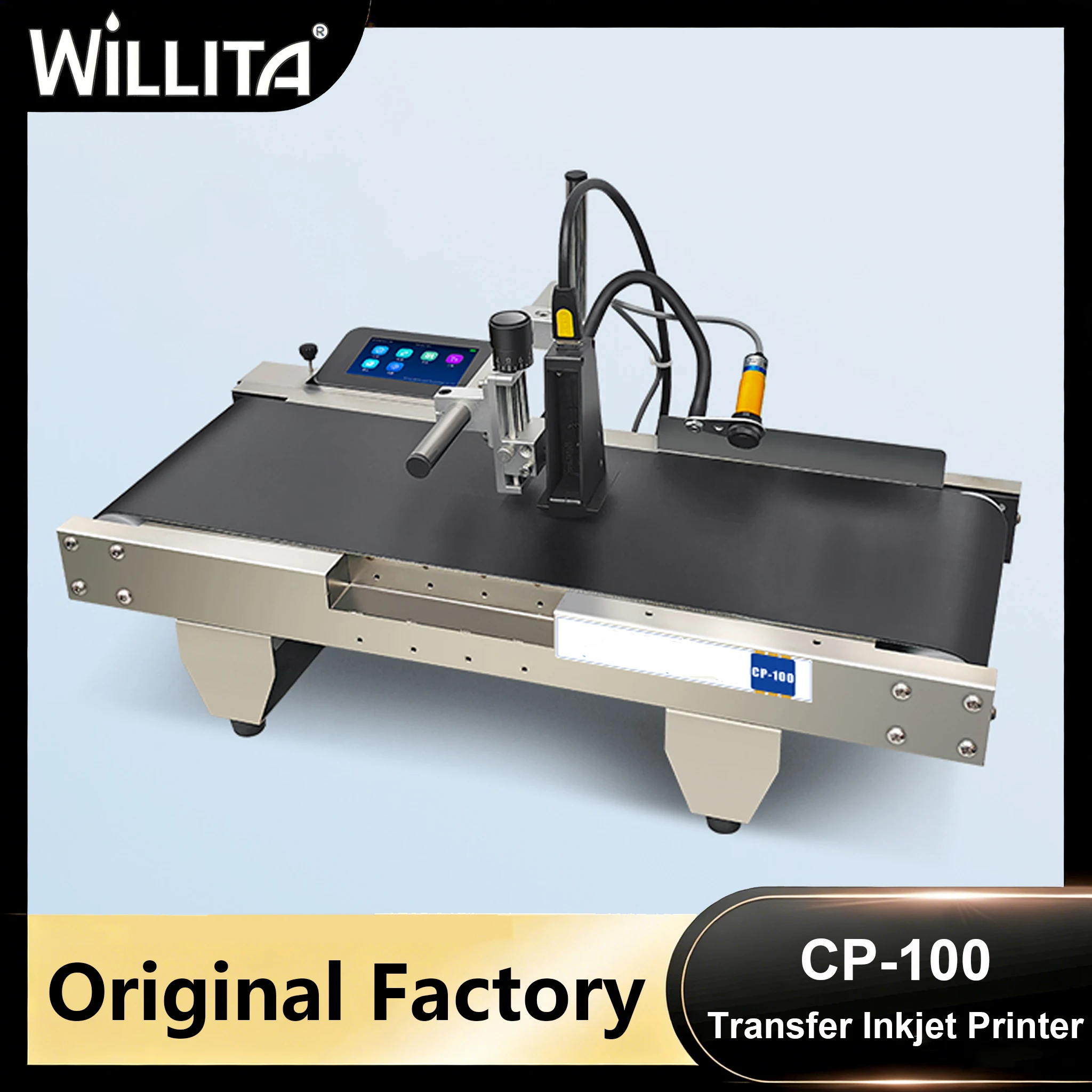 WILLITA Automated Transmission and Coding Machine 25m/min Inkjet Printer with Conveyor Belt for Barcode Expiry Date