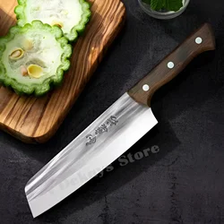 Kitchen Knife High Carbon Steel Forged Chinese Knife Steak Meat Vegetable Fish Knives Cooking Professional Chef Cleaver Knife