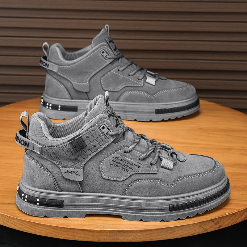 

Men's Casual Sneakers Shoes Outdoor Comfortable Shockproof Shoe for Men Breathable Ankle Boots Safety Boots Zapatillas De Hombre