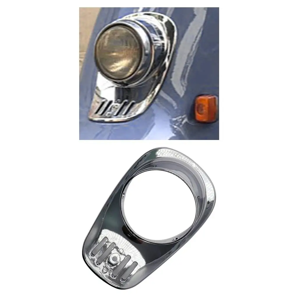 

Motorcycle Headlight Cover Plastic Chrome Fit for Honda Julio AF52 Covers