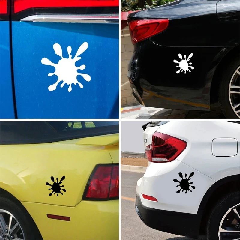 

Funny Paint Stain Car Sticker Auto Body Bumper Window Motorcycle Laptop Walls Vinyl Film Decal Car Tuning Accessories