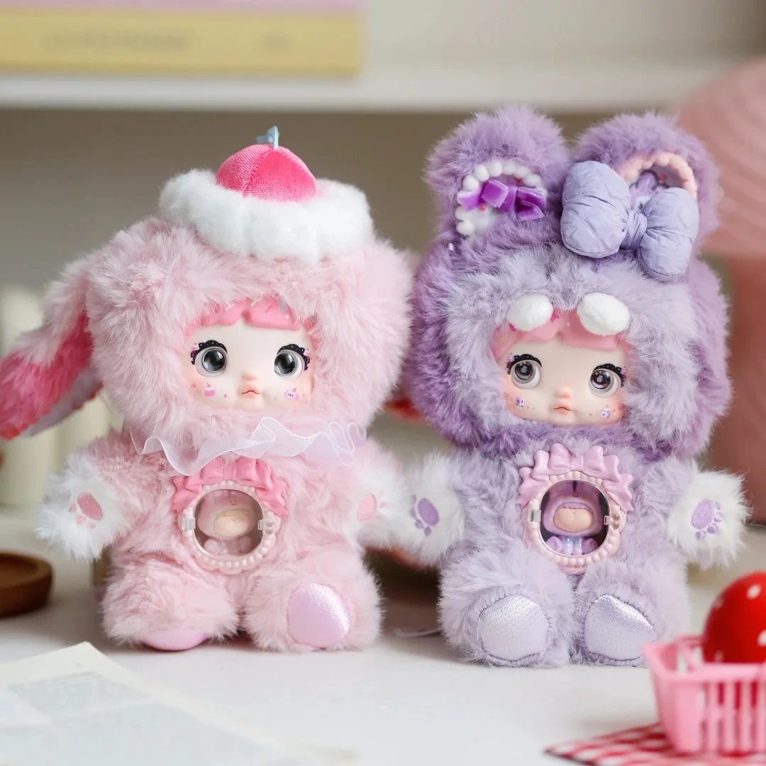 노미 V7 스위티 시리즈 랜덤박스 미스터리 서프라이즈 백 키체인 펜던트 노미 액션 피규어 인형 장식품 여자아이 생일 선물 장난감