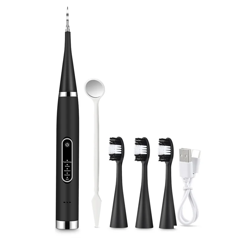 Escalador Dental ultrasónico para dientes, eliminador de cálculo Dental, sarro, placa Dental sónica eléctrica, piedra Dental negra