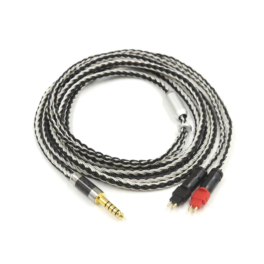 Wymiana kabla Audio uaktualnić zrównoważony 2.5mm 4.4 6.5 XLR 16 rdzeń kabel do słuchawek do Sennheiser HD580 HD600 HD650 HD25 HD660S