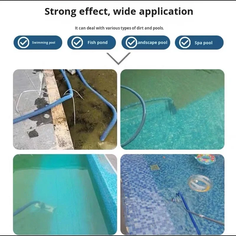 Schwimmbadmaschine Unterwasserstaubsauger für Fischteich und Poolboden Manueller Reiniger China