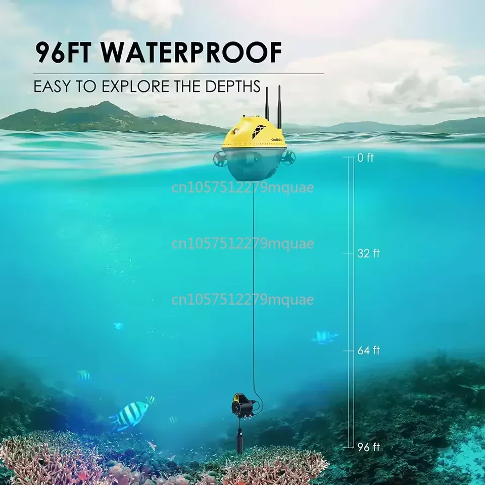 Chasing F1 Pro Underwater ROV Dron E with 4K Camera 256G GPS 4 Axis Propeller Removable Battery Diving Equipment