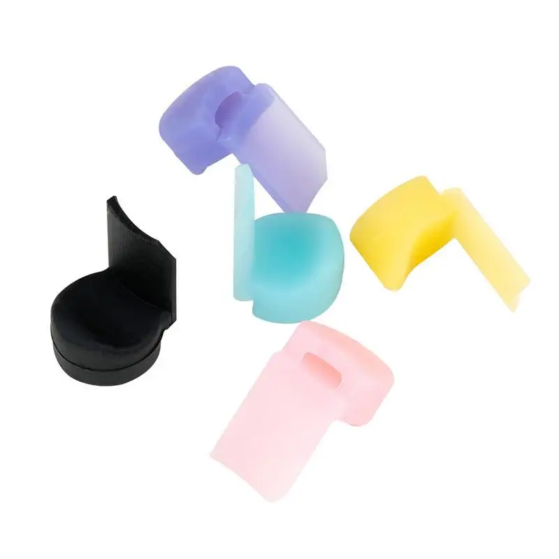 Clarinet Thumb Rest Silicone Clarinet Thumb Rest With Tail 5pcs Colored Oboe Comfort Soft Silicone Support For Most Clarinets &