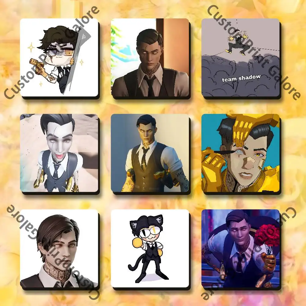 

M-Midas Golden Soft Magnetic Refrigerator Magnets 5.5,7.5cm Personalized for DIY Kitchen Office Decorative