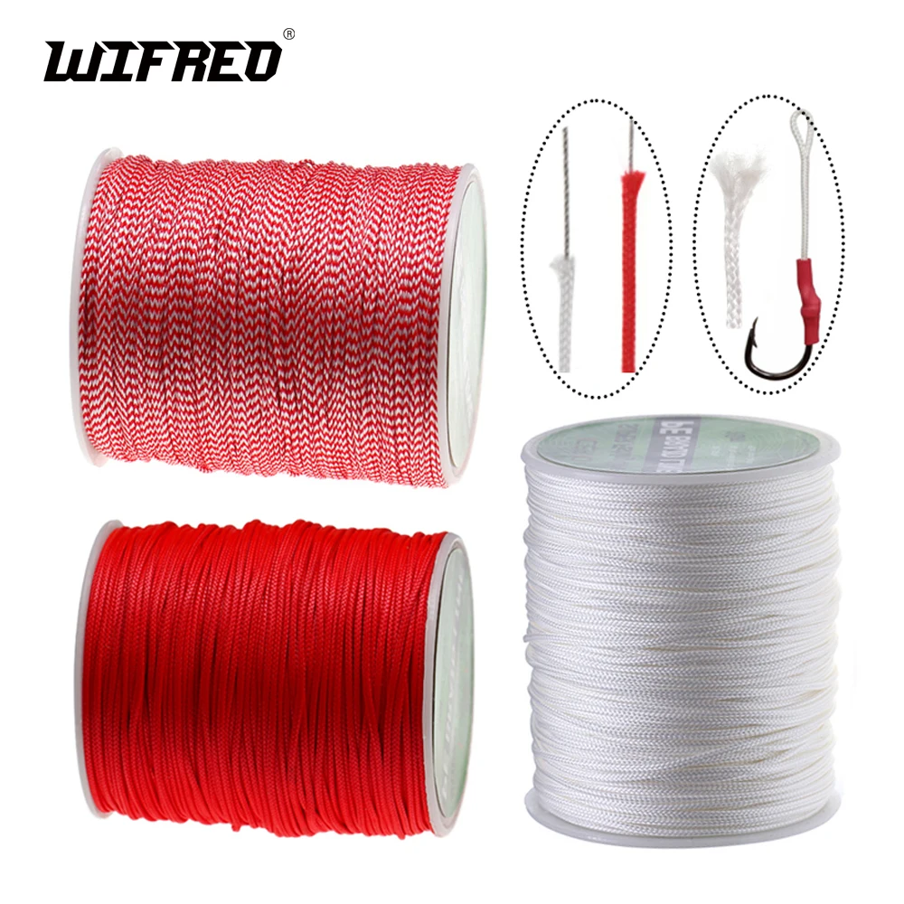 

Wifreo 100meter 8/16 Strands PE Braided Assist Hooks Line Saltwater Fishing Jigging Hook DIY Trolling Lure Tied Line Rope/Cord