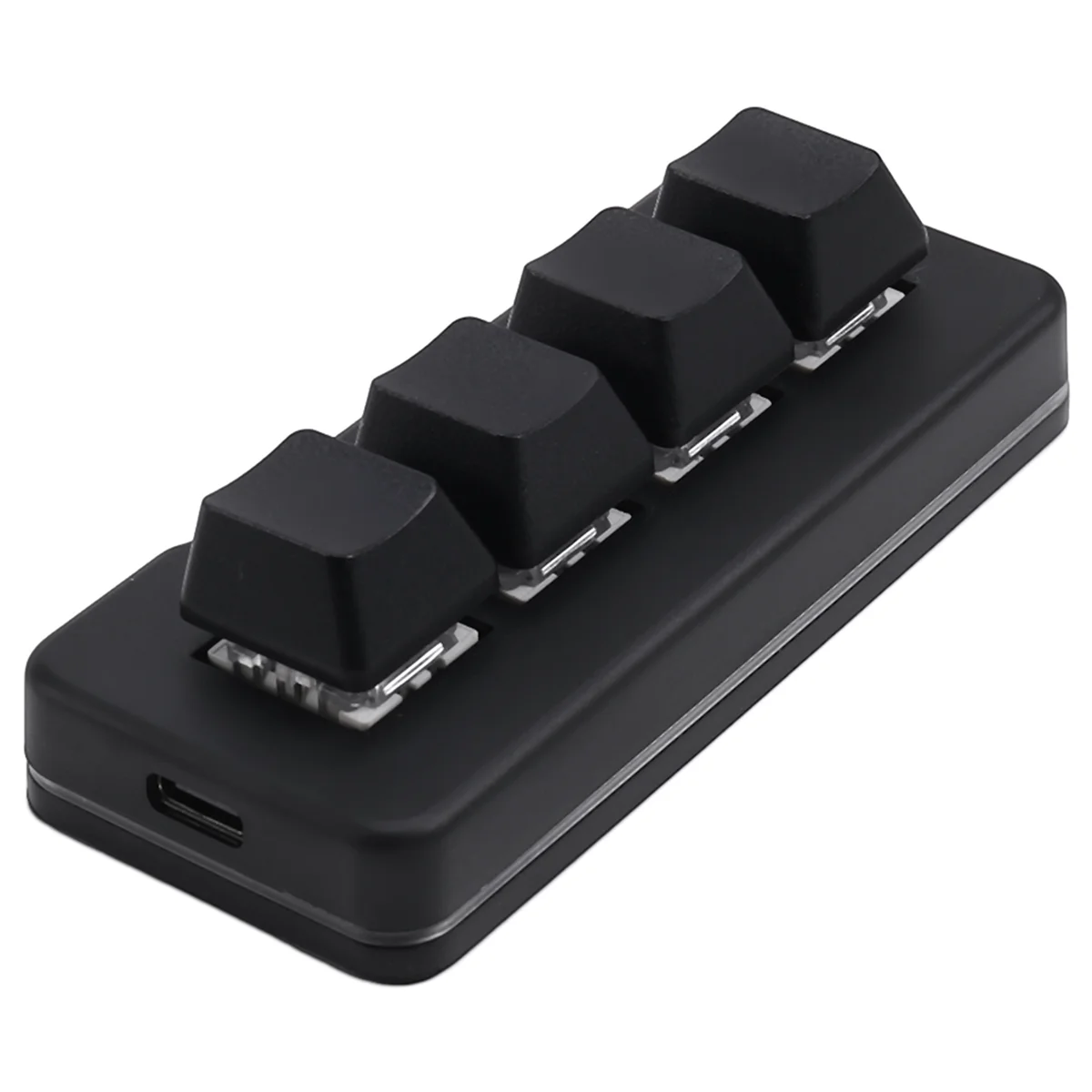 

Popular MK424Pro 4-Key Mini Customized Keyboard+Mechanical Blue Switch Black