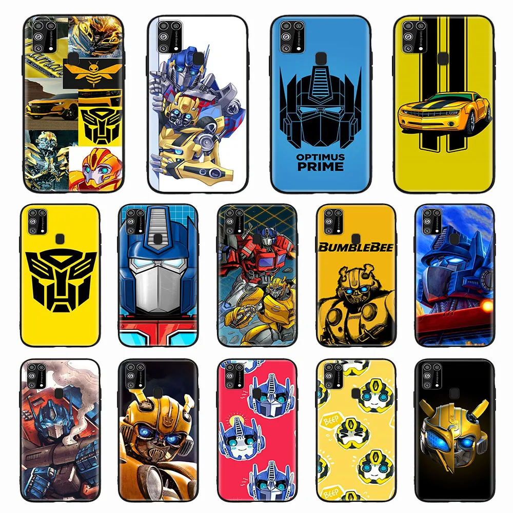 Black Case for iPhone 14 Plus 13 Mini 15 11 Pro X XS Max Protective Cover Transformers