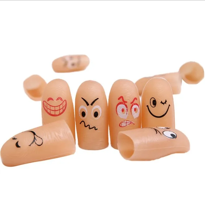 Magic Toys Smiley expression Creative Magic Makers  Thumb Tips Magic Thumb Tip Soft Standard Size YH1686