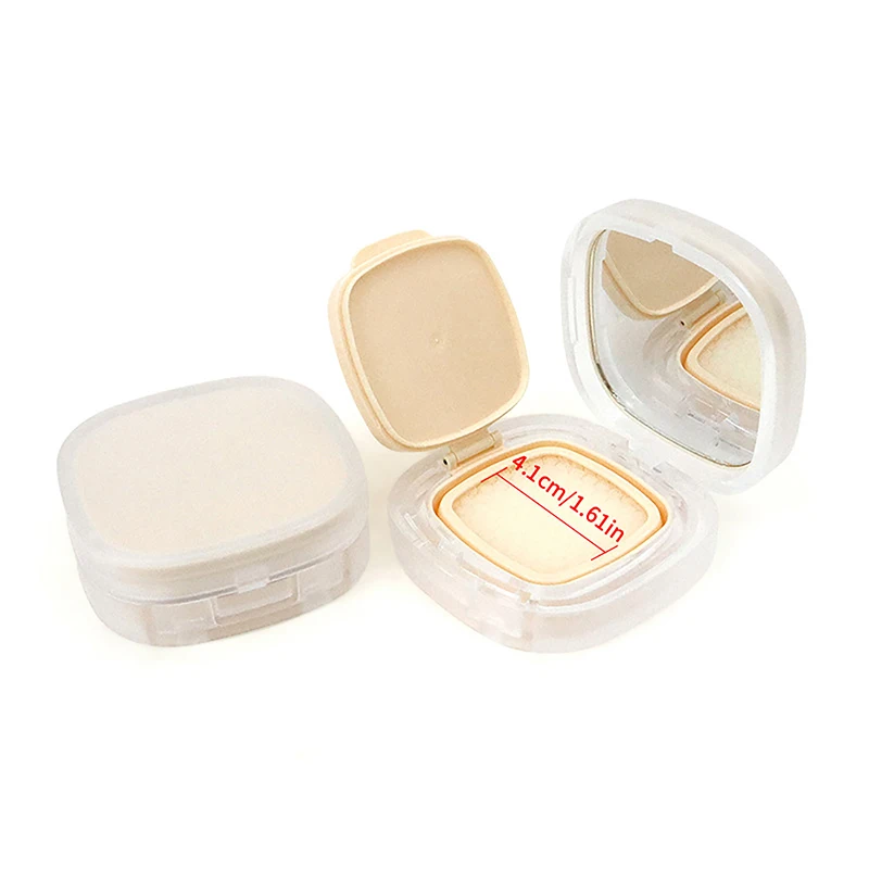 Air Cushion Foundation DIY Box 1Pc Empty Puff Box Portable Mirror for Bb Cream Cosmetic Makeup Case Container with Powder Sponge