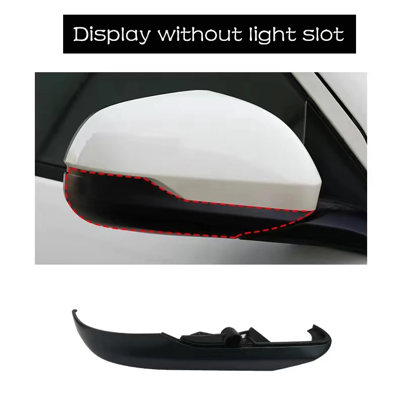 For Honda Vezel HRV 2015-2020 automotive rearview mirror under base cover cover cover wing door side frame light glass lens