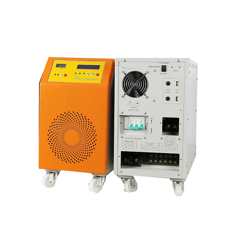 1kw 2kw 3kw 5kw 10kw DC to AC solar home use pure sine wave solar hybrid power inverter with MPPT solar controller