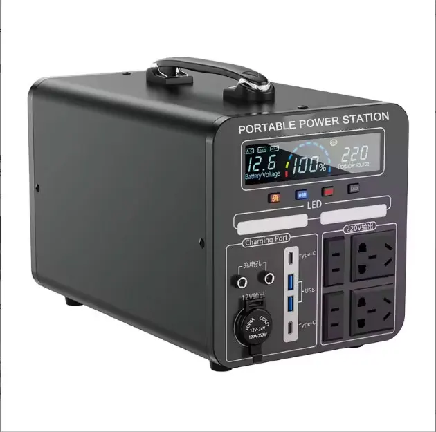 1500 Watt 2000 Watt Camping Portable Power Supply 2000w Home Power Station Solar Generator for Household Outdoor