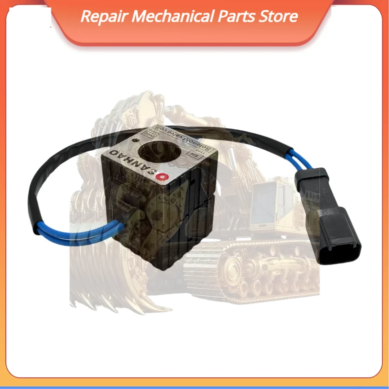 

Катушка электромагнитного клапана 24 В для строительной техники, сделанная в Китае, разработанная Sany