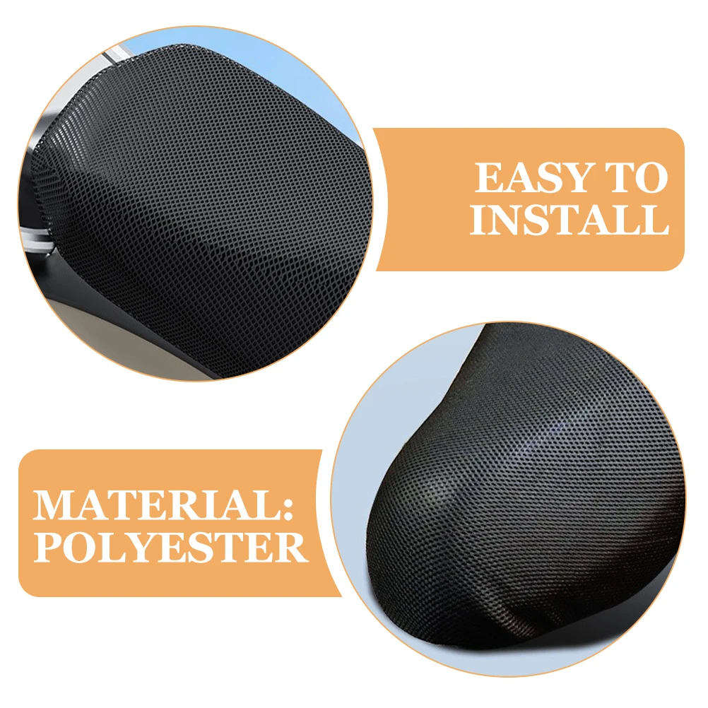 

Summer Sun Protection Electric Scooter Cover Motorcycle Seat Cushion Protector Breathable Mesh Seat Covers For Men Women