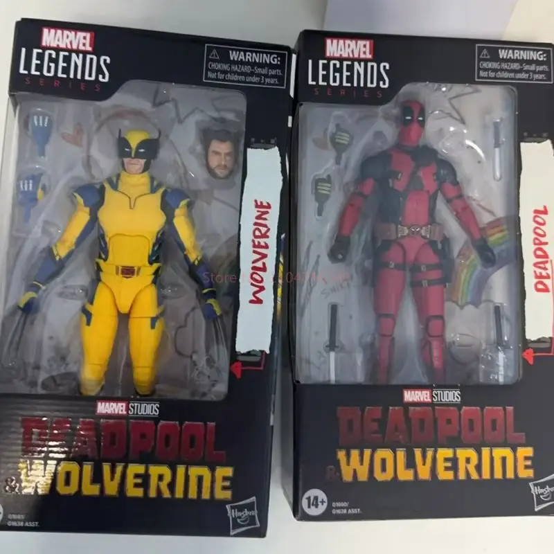 

Original Marvel Deadpool 3 Series Deadpool And Wolverine 6-Inch Anime Figure Logan Action Figurine Collectibl Toys Birthday Gift