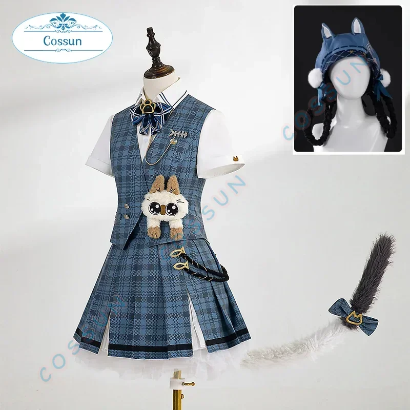 Bombinata Cosplay New Game GRAY RAVEN PUNISHING Cosplay Costume Shirt Skirt Tie Tail Hat For Party Woman Halloween Cat Cute