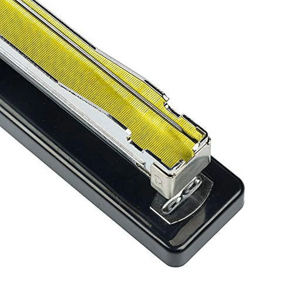Standard Colorful Staples Yellow 5000 Count Office Home Classroom Decorative Use Fits Standard Staplers Less Jamming