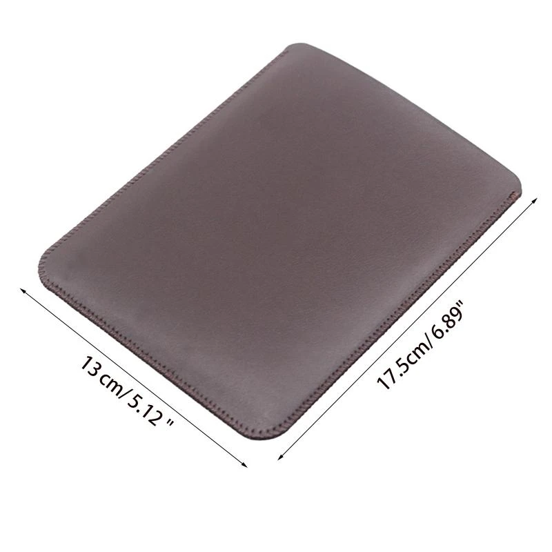 Almohadilla cuero 62KA para funda para Trackpad 2, funda protectora para funda (negro/gris/marrón), impermeable y antiarañazos